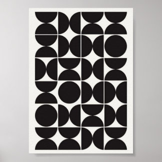 Vector geometric pattern poster