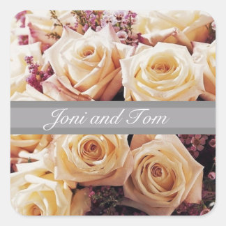 Vedantes de Envelope Floral e Adesivos