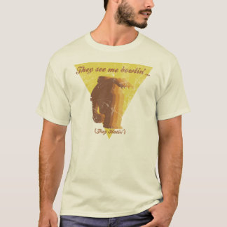 Vêem-me camisa do vintage de Bowlin