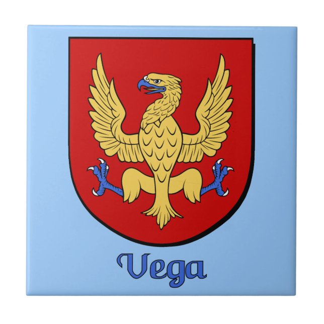 Vega Family Shield DecorativeTile (Frente)