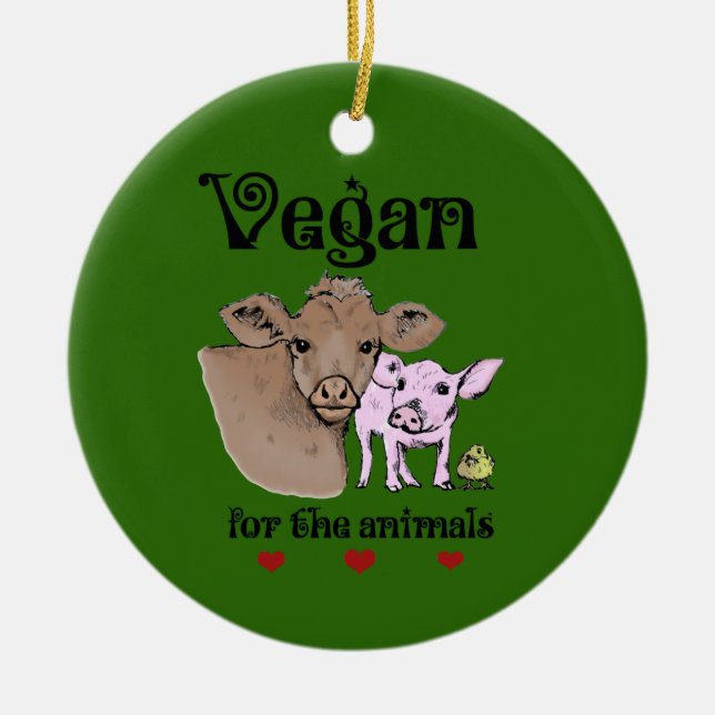 Vegan para o ornamento dos animais (Frente)