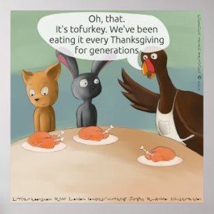 Vegan Thanksanding Poster