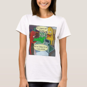 Vegan Veggie Comprando Camisetas por Rick London