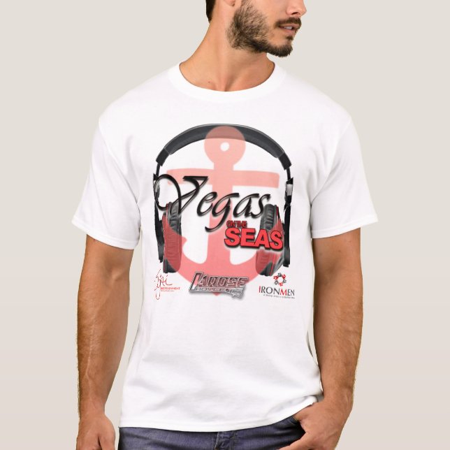 Vegas nas camisetas & nos tanques dos mares (Frente)
