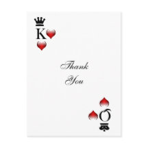 Vegas Wedding Obrigado Cartões