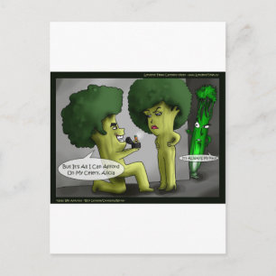 Veggie propõe doações engraçadas Cartões Camisetas