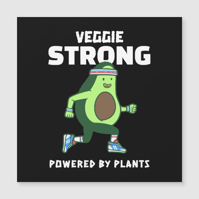 Veggie Strong, Alimentado por plantas (Frente)
