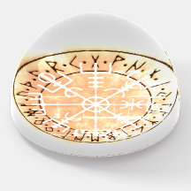 Vegvísir amuleto islandês mágico stave Paperweight