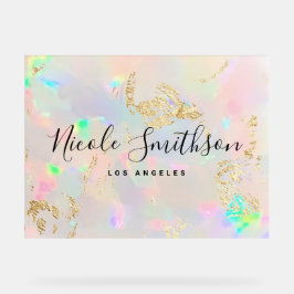 veias de folha de alumínio opal