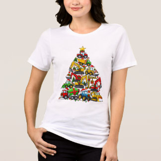 Veículo Escavadeira de Construção Árvore de Natal