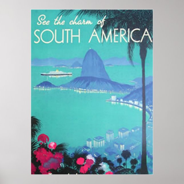 Veja a América do Sul em Impressão (Frente)