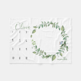 Veja-me crescer - cobertor fotográfico com aquarel