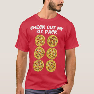 Veja Minha Camisa De Camisa De Pizza De Seis Pacot