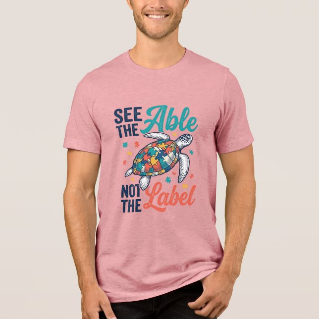 Veja o Design da Camisa de Conscientização do Puzz (Frente)