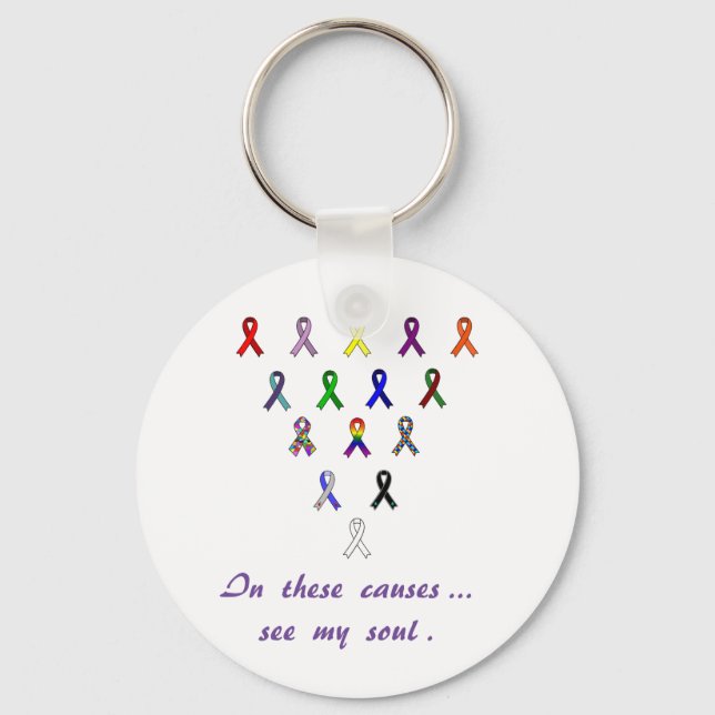 Veja o meu Chaveiro de alma (Frente)