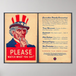 Veja o que você diz Poster