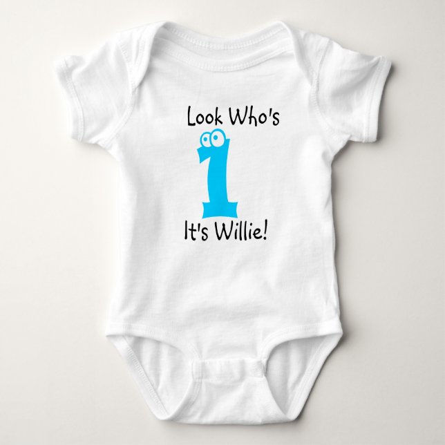 Veja quem é 1 camisa de aniversário personalizável (Frente)