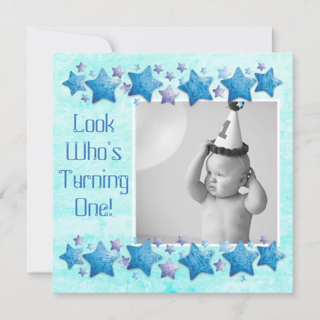 Veja quem está virando 1, primeiro convite de aniv (Frente)