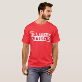 Veja Um Caminhante, Abrace Uma Camiseta De Tutela