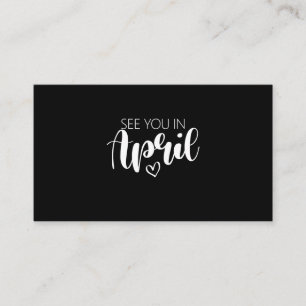 Vejo Você No Anúncio De Gravidez Em Abril