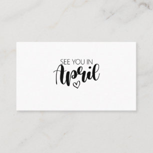 Vejo Você No Anúncio De Gravidez Em Abril