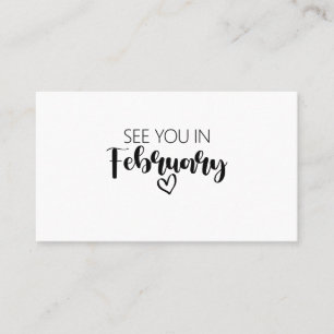 Vejo Você No Anúncio De Gravidez Em Fevereiro