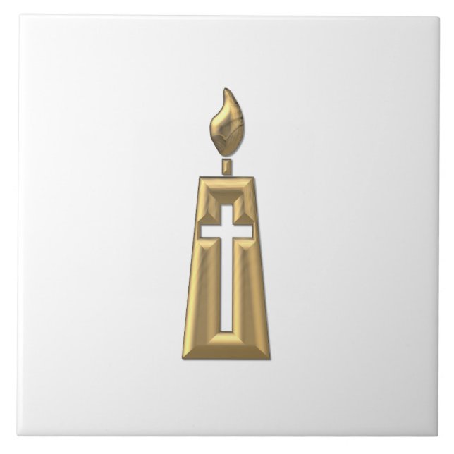 Vela "3D" do ouro (Frente)