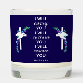 Vela com odor transversal inspiracional