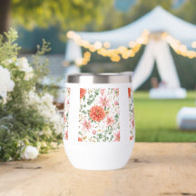 Vela de casamento rosa floral aquarela |