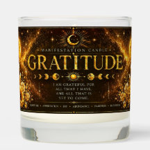 Vela de Manifestação de Gratidão Jarro Perfumado P