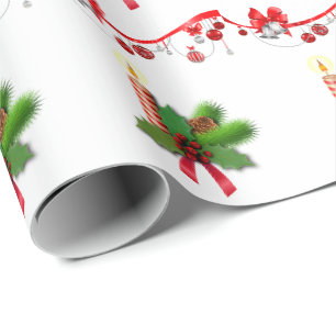 Vela de Papel de embrulho de Natal