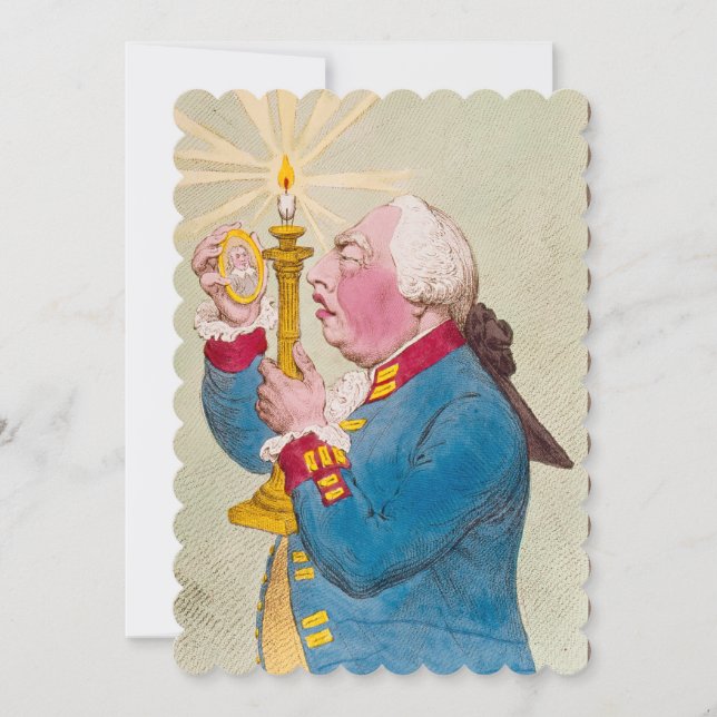 Vela - Dimensão plana do convite 12,7 cm x 17,8 cm (Frente)