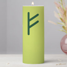 Vela do dinheiro com Fehu