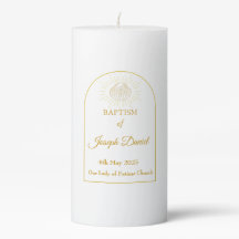 Vela Dourada do batismo