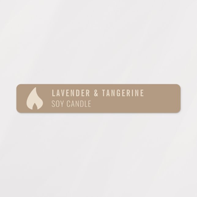 Vela Neutra à prova de violação com etiquetas de l (Design 1)