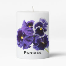 Vela Pansy Simples