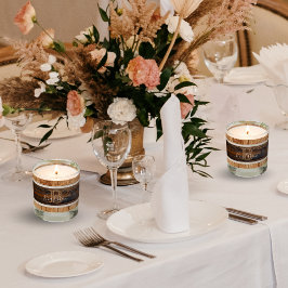 Vela Perfumada de Tonelada de Madeira Rústica Mono