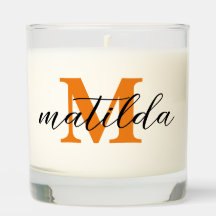 Vela Perfumada Personalizada - Nome e Inicia Perso