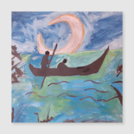 Vela Por Cartão Magnético À Lua