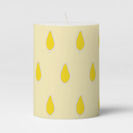 Velas de colírio desenhadas à mão
