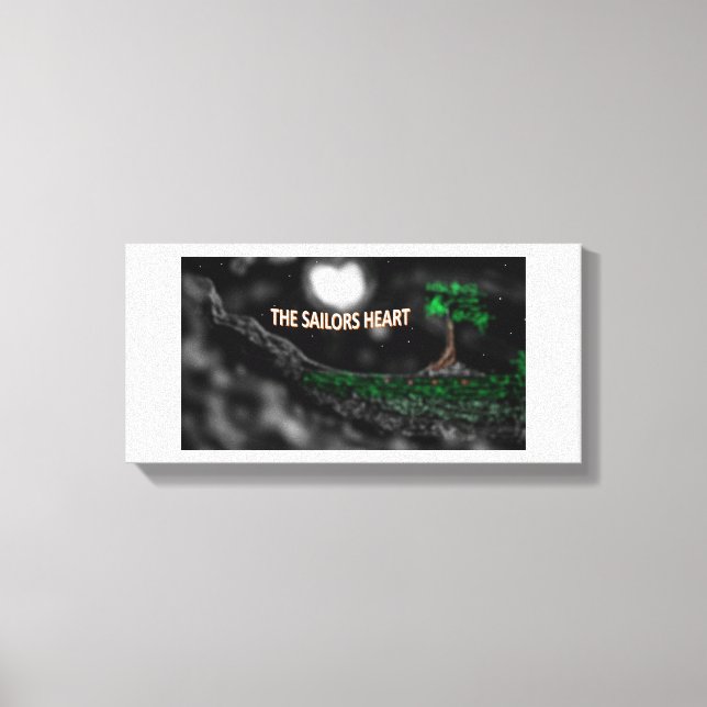 velas do coração dos marinheiros impressão (Frente)