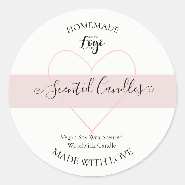 Velas Personalizadas Caseiras Etiqueta (Frente)