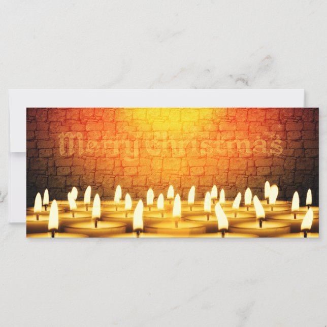 Velas queimadas - Feliz Natal (Frente)