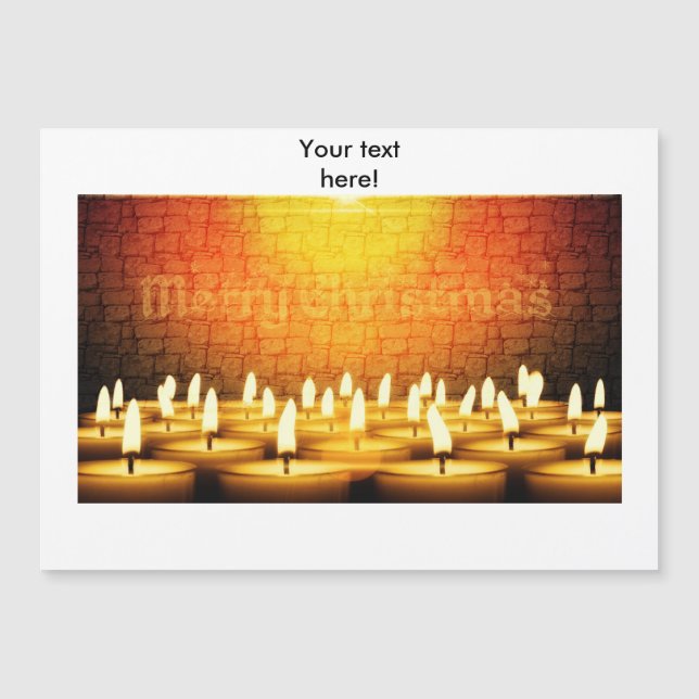 Velas queimadas - Feliz Natal (Frente)