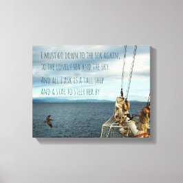 Velejando o Impressão da Febre do Mar Costeiro