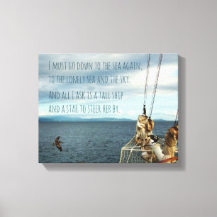 Velejando o Impressão da Febre do Mar Costeiro