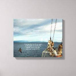 Velejando o Impressão da Febre do Mar Costeiro