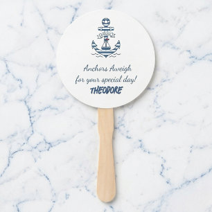 Velejar Âncora Leque de Festa Personalizado