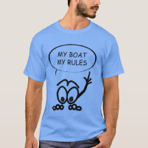 Velejar Engraçado Meu Barco Minha Camisa De Regras