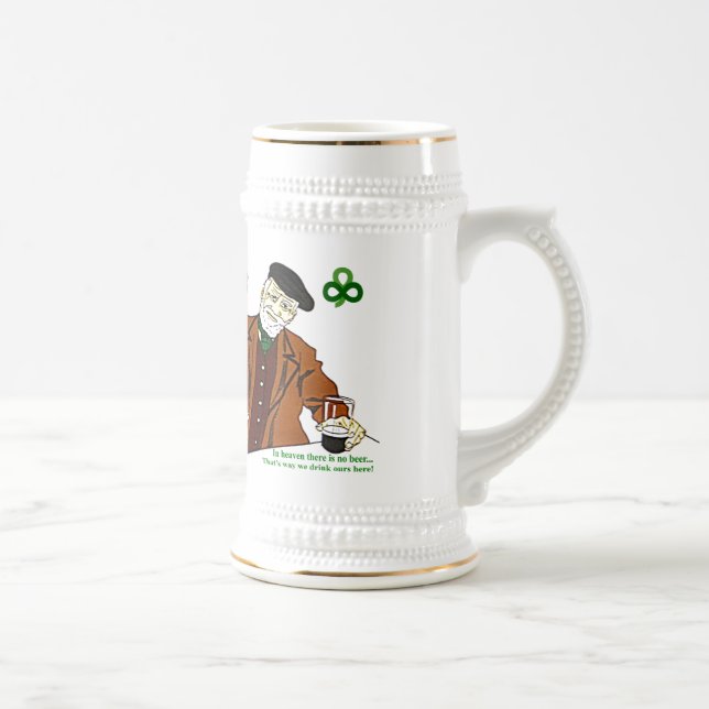 Velha caneca de Drinker Irlandesa (Direita)